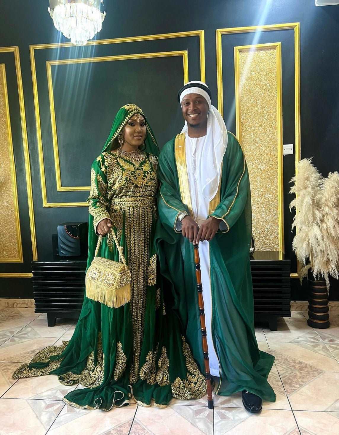 OVERCOAT ARAB GREEN BISHT CLOAK - Main Image