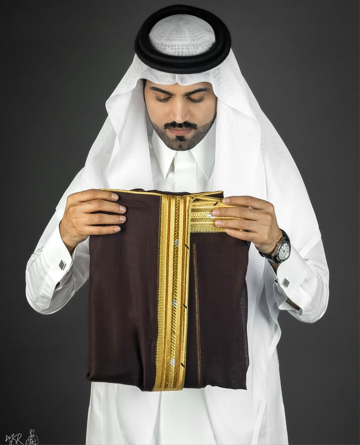 OVERCOAT ARAB DARK COFFEE BROWN BISHT CLOAK - Arewa Collections