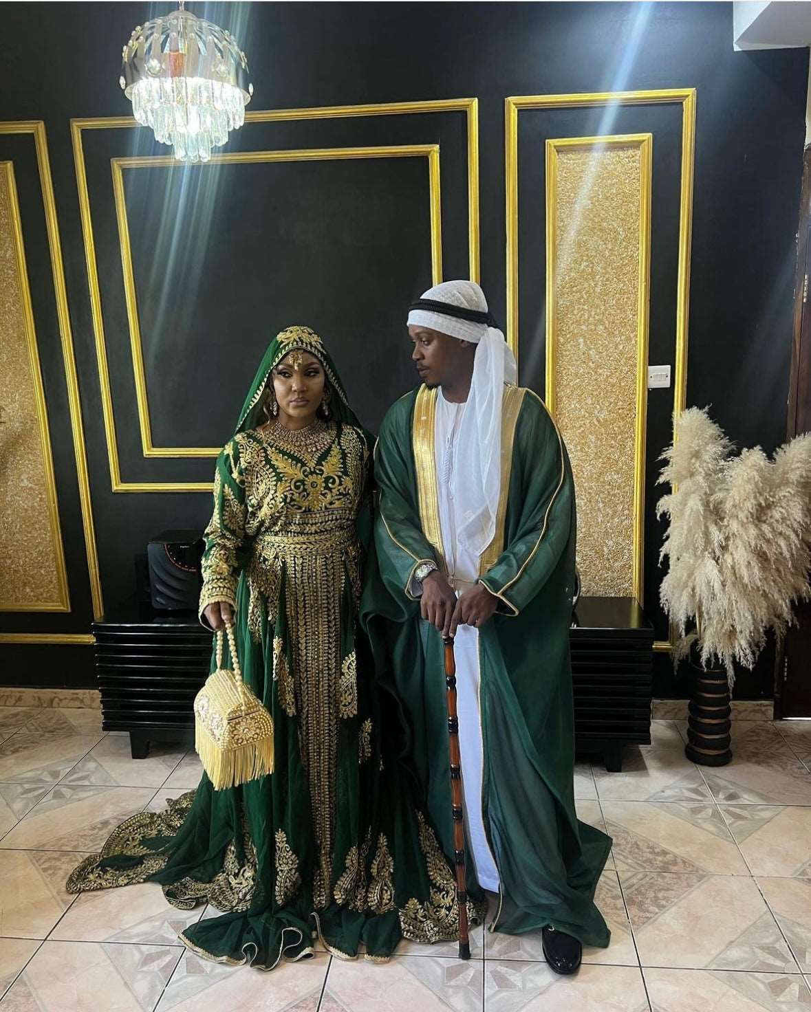 OVERCOAT ARAB GREEN BISHT CLOAK - Arewa Collections