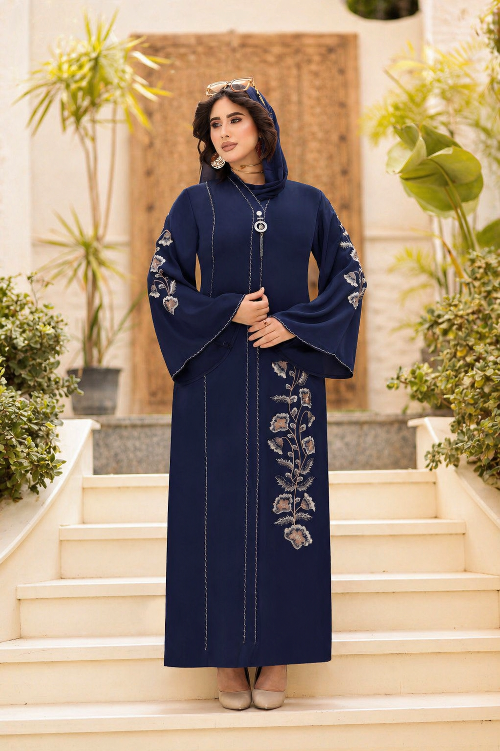 Zeerah Embroidered Abaya