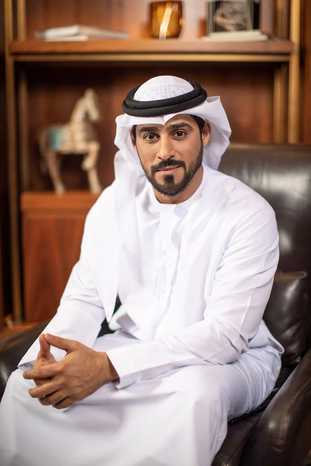 Iqal/Aqal Black Rings worn over men’s Shemagh - Arewa Collections