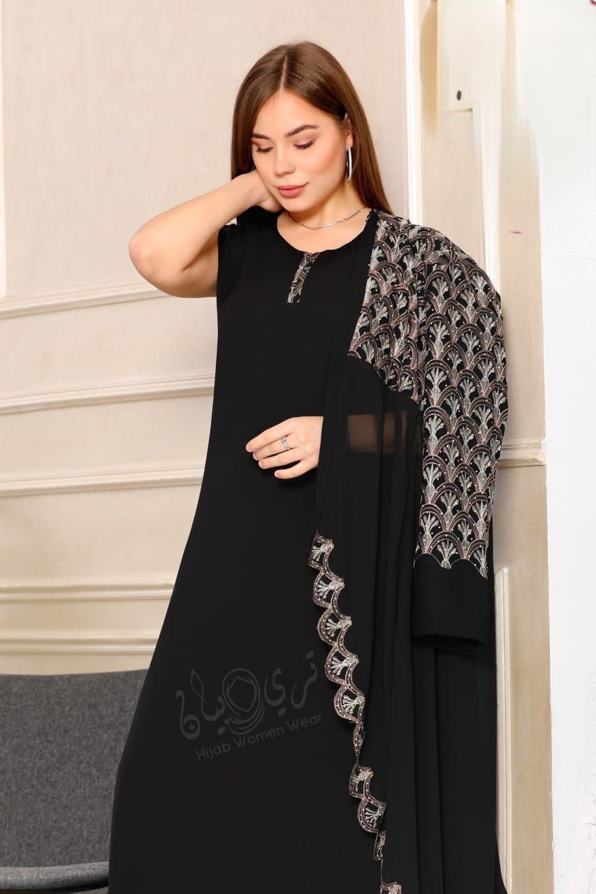 Madaniyah Abaya Dress - Arewa Collections