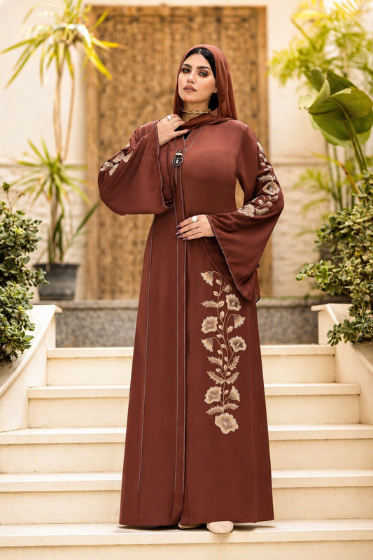 Zeerah Embroidered Abaya