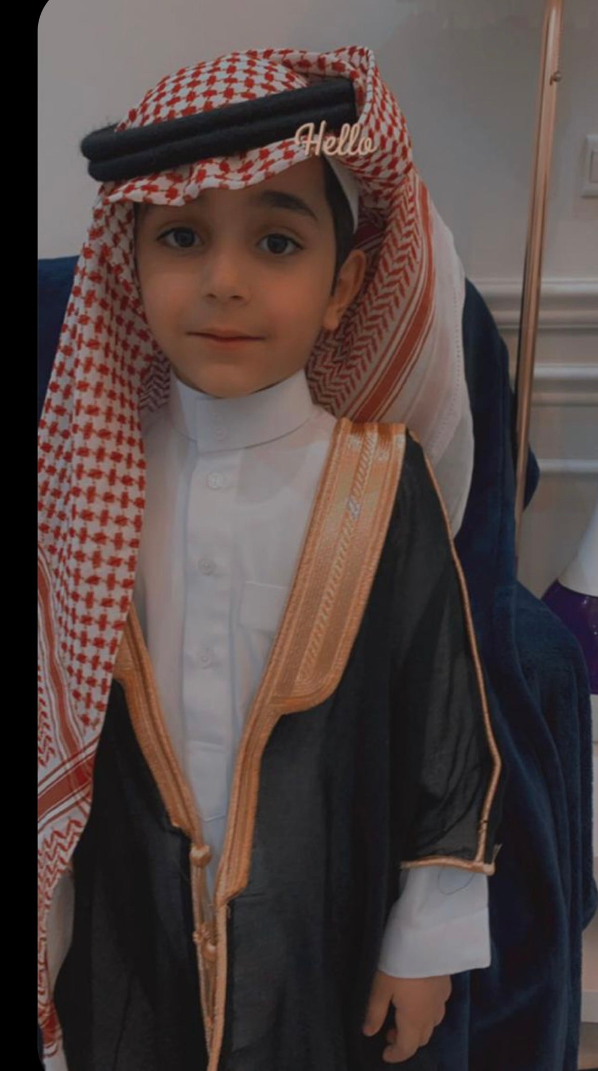 Classic Saudi Kids Shemagh - Arewa Collections