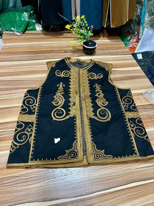 Arabic Men Waist Coat - Arewa Collections