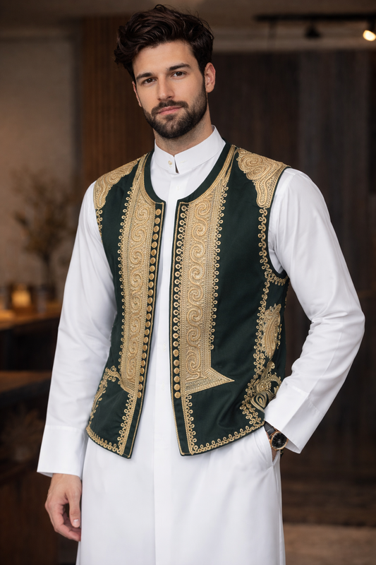 Gilet pour homme arabe