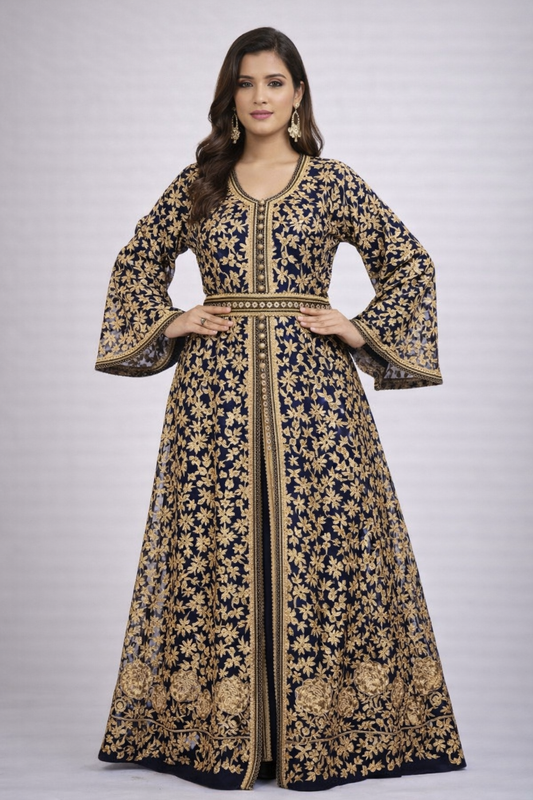 Caftan de fête traditionnel