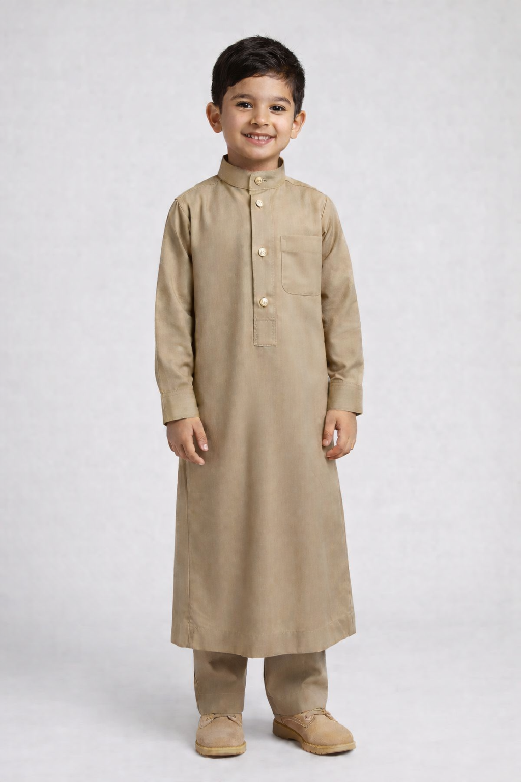Premium Two piece Kids Cotton Thobe