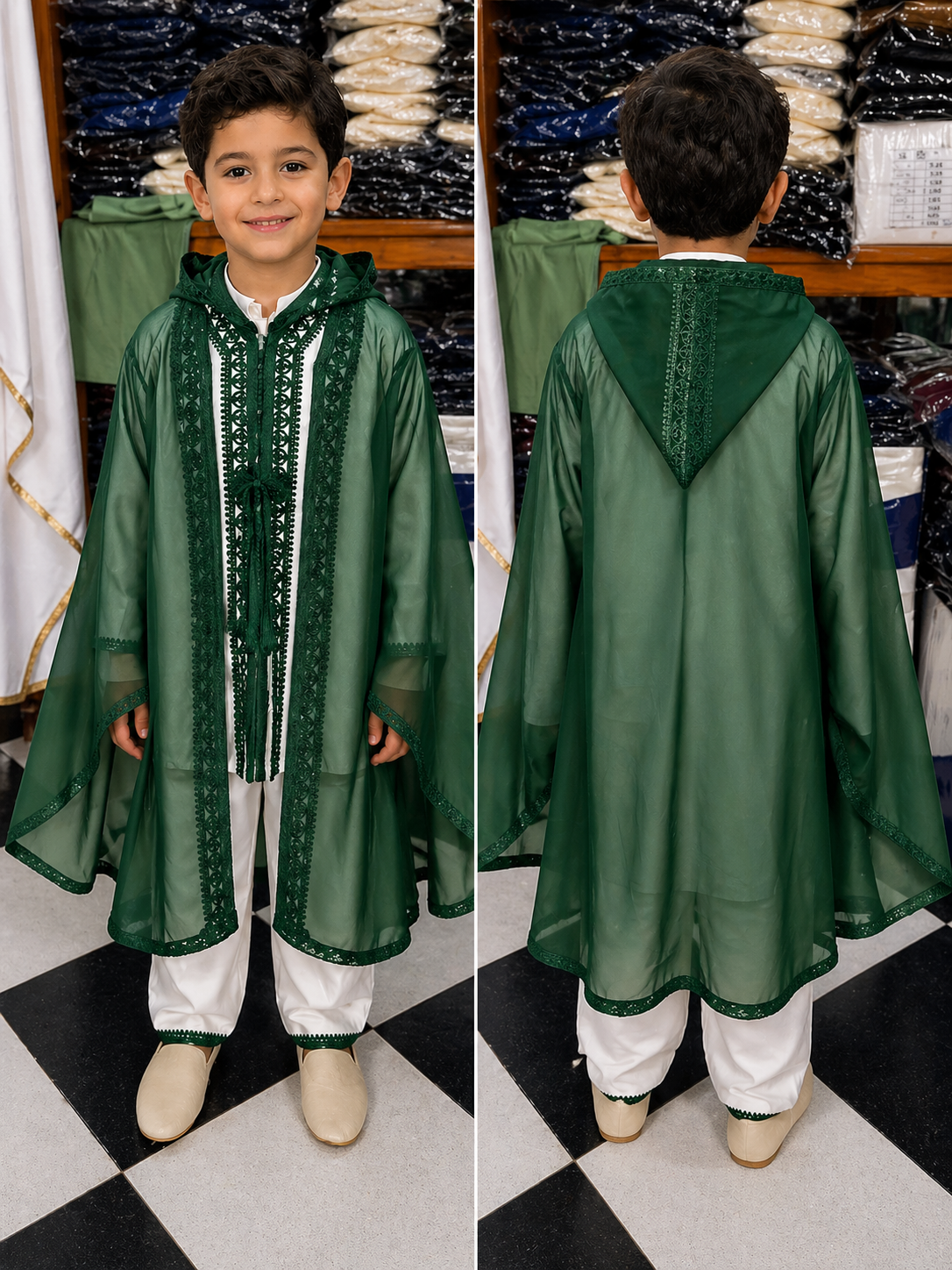 Royal Kid Three pieces Jabador with Cape