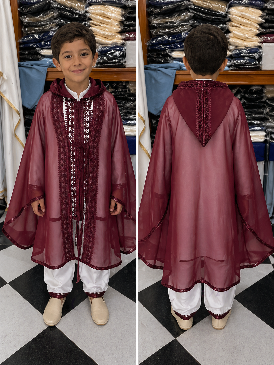 Royal Kid Three pieces Jabador with Cape
