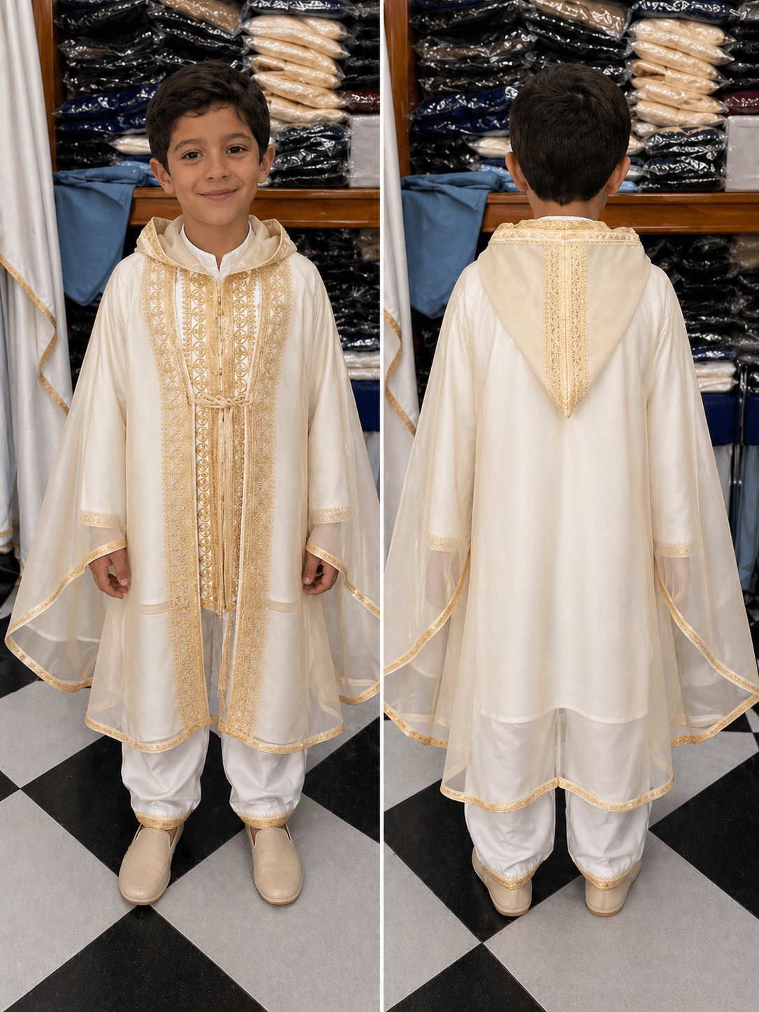 Royal Kid Three pieces Jabador with Cape