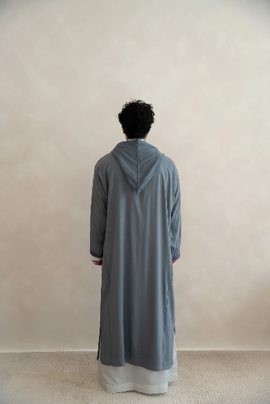 Men’s Traditional Slate Blue Moroccan Djellaba