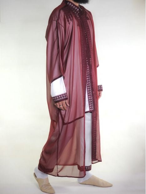Royal Maroon Jabador - Arewa Collections